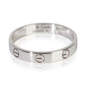 Cartier White Gold Small Model Love Ring